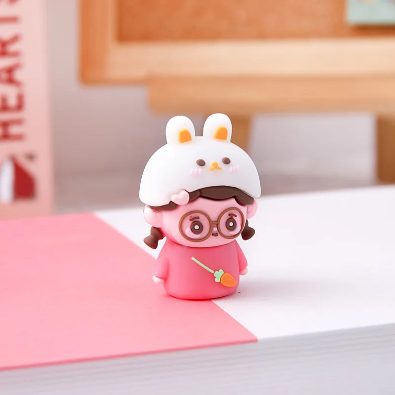 Kawaii animal pencil sharpener ABDL pastel girly desk decor