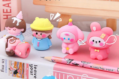 Cute bunny pencil sharpener kawaii ABDL girly stationery must-have