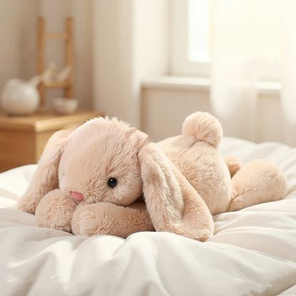 All-Time Cutie Bunny Plushie — soft and huggable cuddle buddy for ABDL/DDLG cuties, pastel kawaii snuggle companion