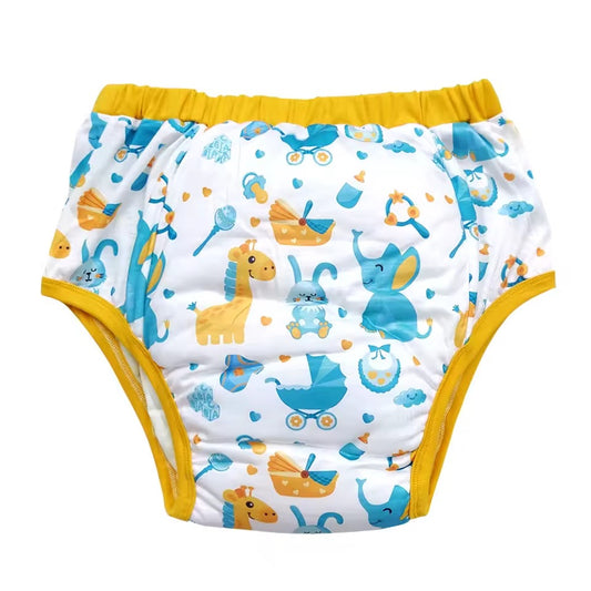 Animal Friends Training Pants with cute animal prints, cozy ABDL/DDLG nursery vibes