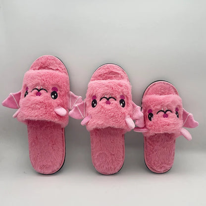 Baby Nocturne pink kawaii slippers for DDLG & ABDL pastel cute cozy fashion