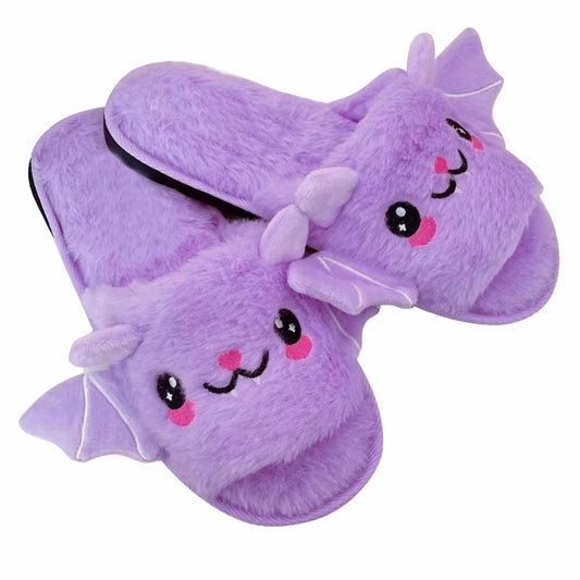 Purple kawaii slippers from Baby Nocturne for DDLG & ABDL soft little vibes