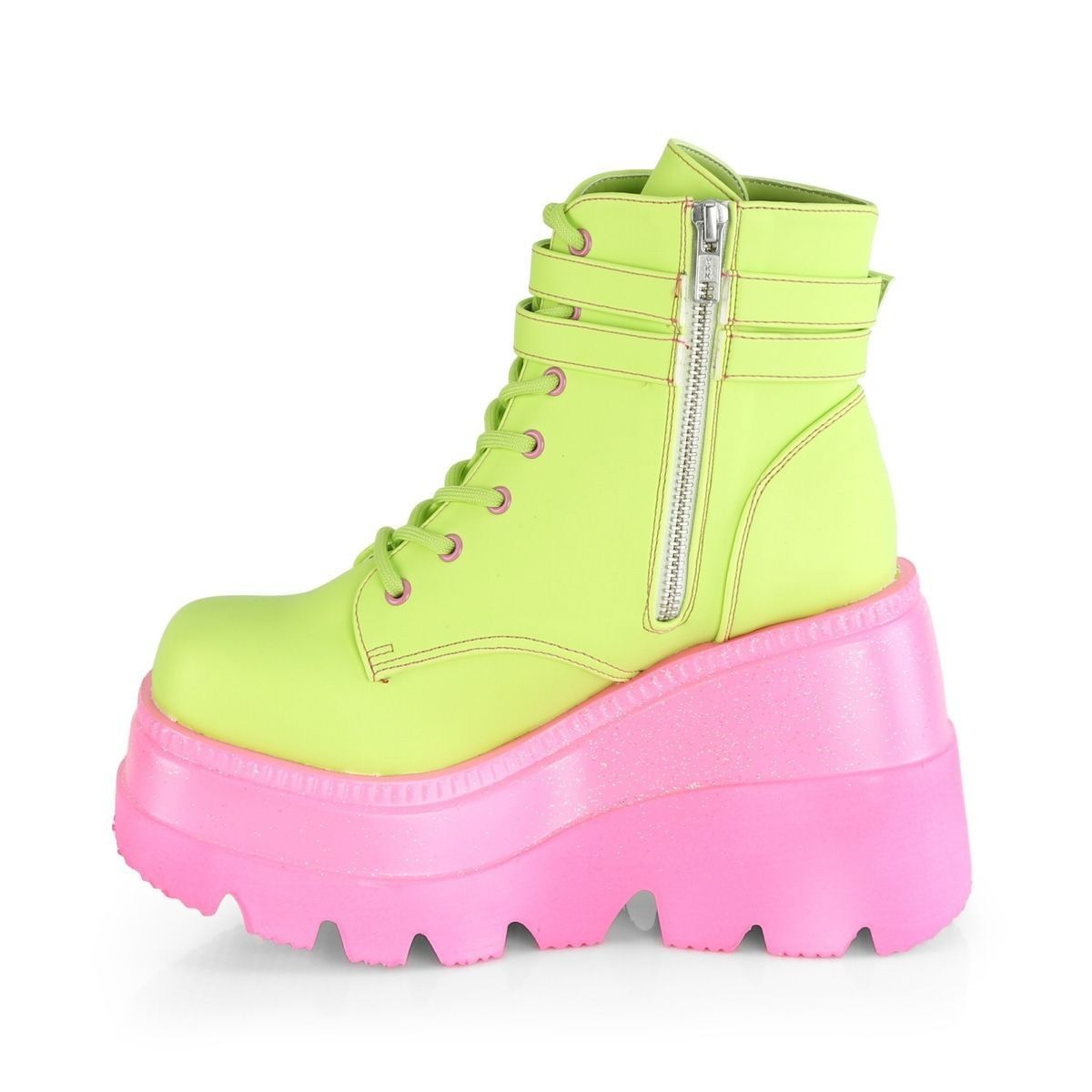 Bold kawaii platform boots, DDLG streetwear chunky heels for confidence and style