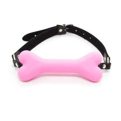 Bone Cutie Play Gag pink rubber adjustable strap DDLG ABDL cutecore kawaii baddie