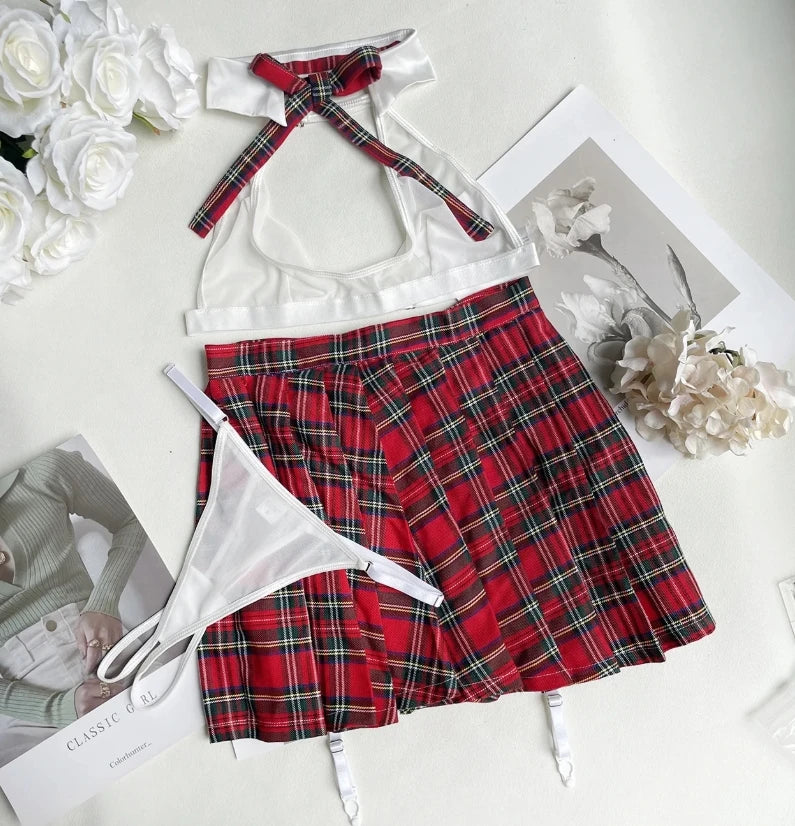 Bratty baddie cute lingerie set, bedroom-ready cosplay for DDLG/ABDL playful fantasy fun