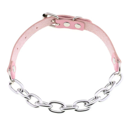 Charming detail pink choker, kawaii DDLG accessory