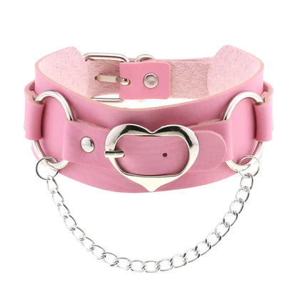 Bubblegum pink choker for standout kawaii fashion, DDLG cutecore style