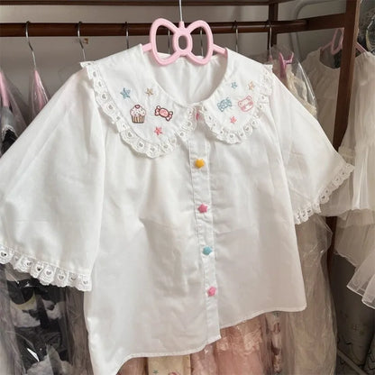 Candy Party babydoll blouse for babygirl and spoiled princess kawaii looks