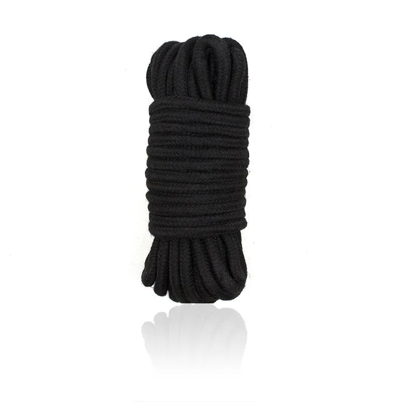 Color Me Tangled Ropes in black for gothic kawaii DDLG play, edgy flirty bondage kinky fetish roleplay