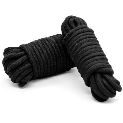 Color Me Tangled Ropes in black for gothic kawaii DDLG ABDL play, edgy and flirty