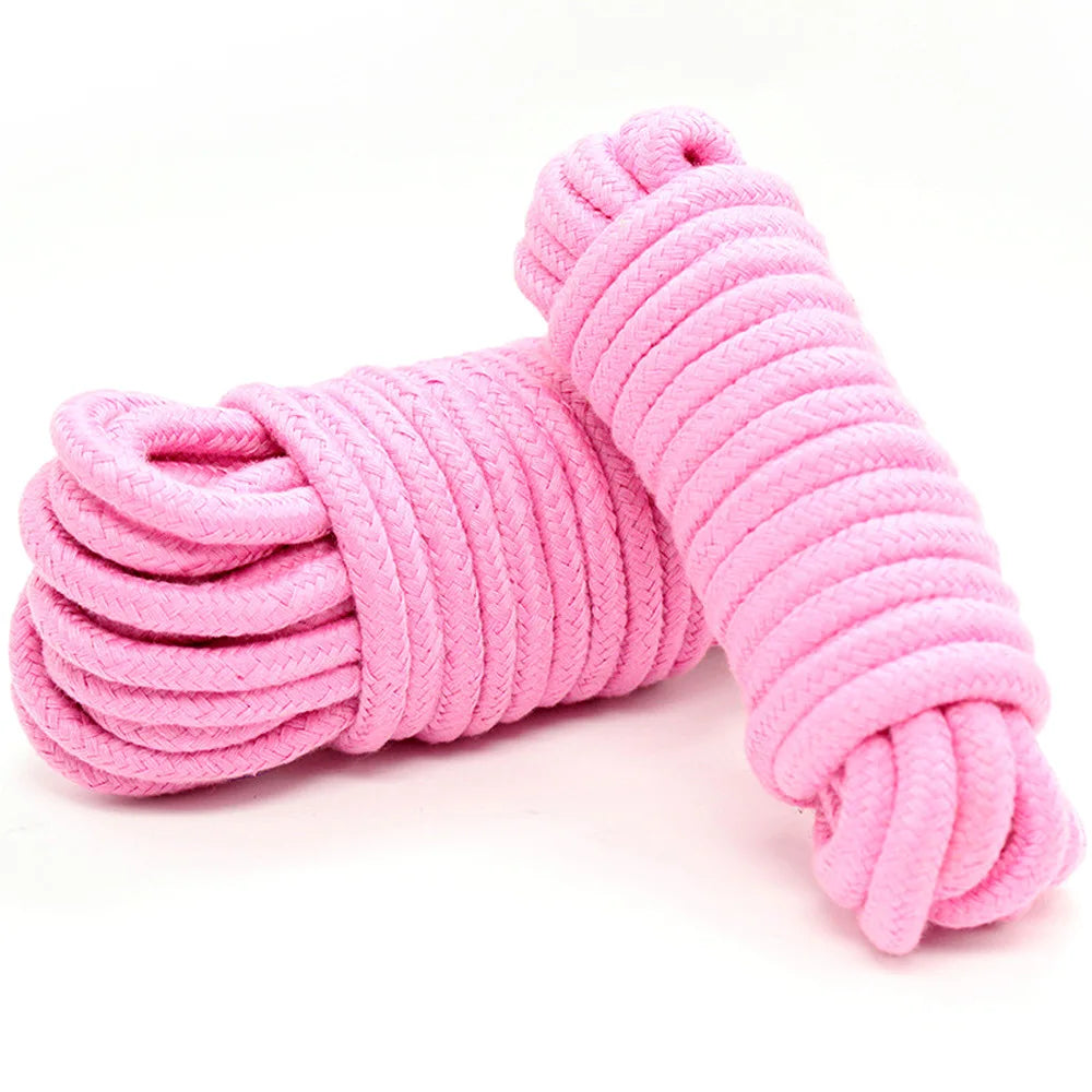 Color Me Tangled Ropes in pink for cute kawaii DDLG bondage, flirty playful fun