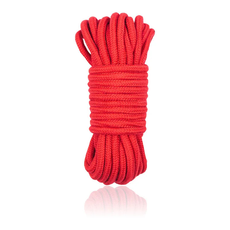 Color Me Tangled Ropes in red for kinky DDLG cutecore teasing and playful restraint