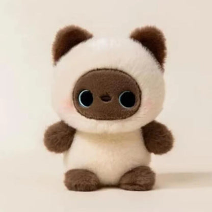 Siamese cat plush, cuddly and cute, perfect for DDLG cozy moments