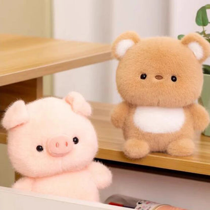 Trendy mini plush assortment, huggable companions for cutecore bedroom vibes