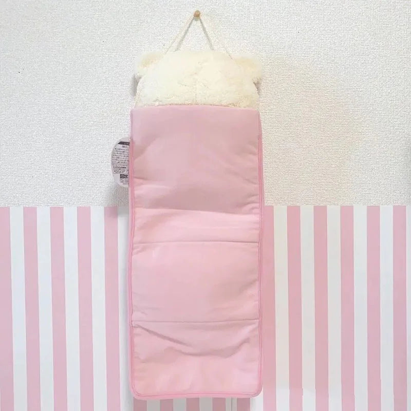 Adorable kawaii bear wall hanging storage bag for bedroom, dorm, or littlespace organization