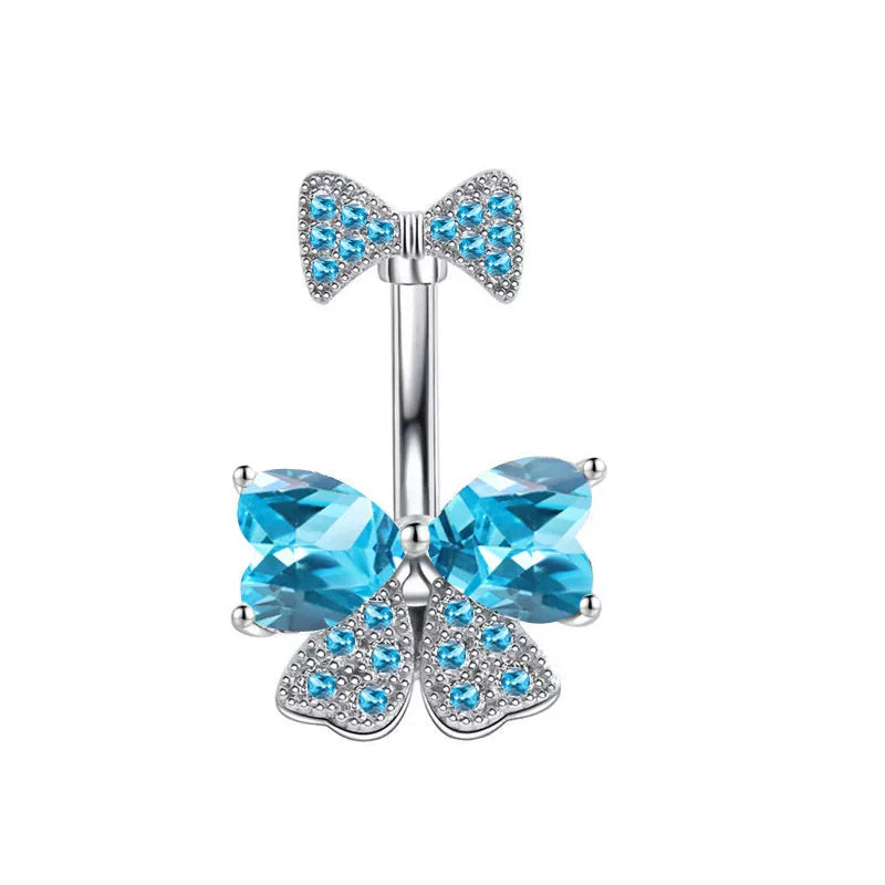 Cute Pretty in Pink belly ring collection with multiple shades and sparkling details