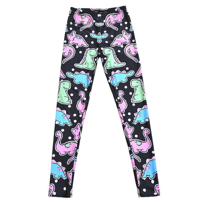 cutecore dino dreamland leggings pastel soft stretchy ddlg abdl kawaii vibes