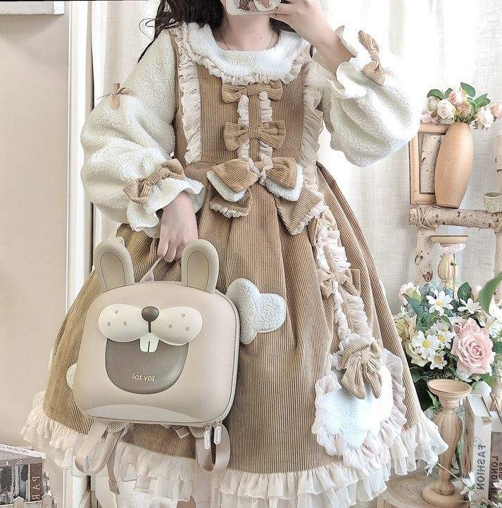 Cutecore pastel little dress, cozy and soft for DDLG, ABDL, and cutie lounging moments