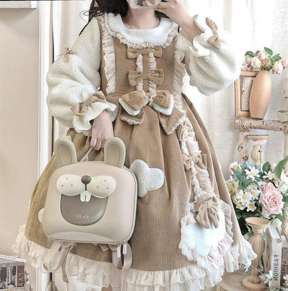 Cutecore pastel little dress, cozy and soft for DDLG, ABDL, and cutie lounging moments