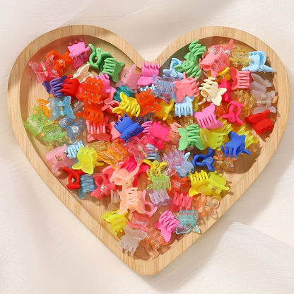 Cutecore Rainbow Butterfly Hair Accessories, kawaii babycore clips for pastel outfits and everyday flutter