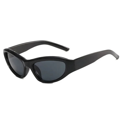 Cyber Queen Flex Sunglasses black, lightweight modern sunglasses for trendy DDLG queens