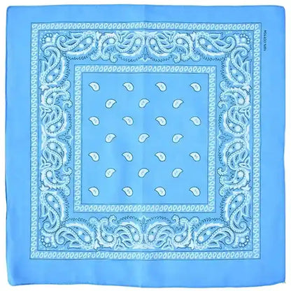 Daily Slay Baddie Bandana in azure blue, soft girl and DDLG accessory for styling