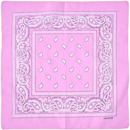 Daily Slay Baddie Bandana in cotton candy pink, kawaii aesthetic accessory for everyday wear