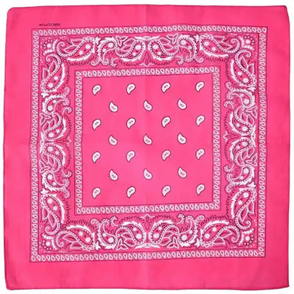 Daily Slay Baddie Bandana in hot pink, bold kawaii baddie accessory for daily style
