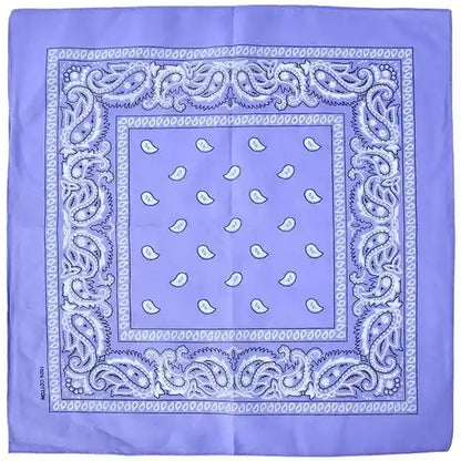Daily Slay Baddie Bandana in light lilac, soft girl kawaii accessory for hair or bags