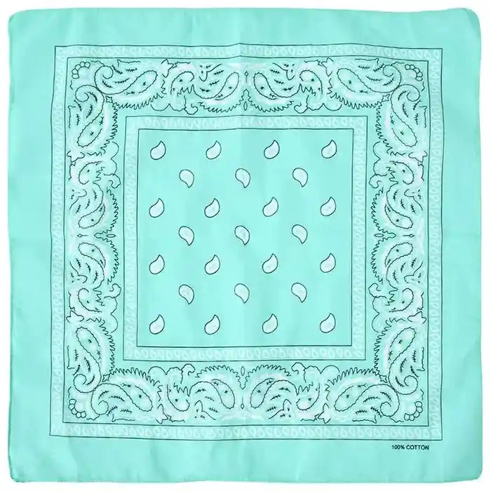 Daily Slay Baddie Bandana in mint green, cute soft girl and DDLG accessory