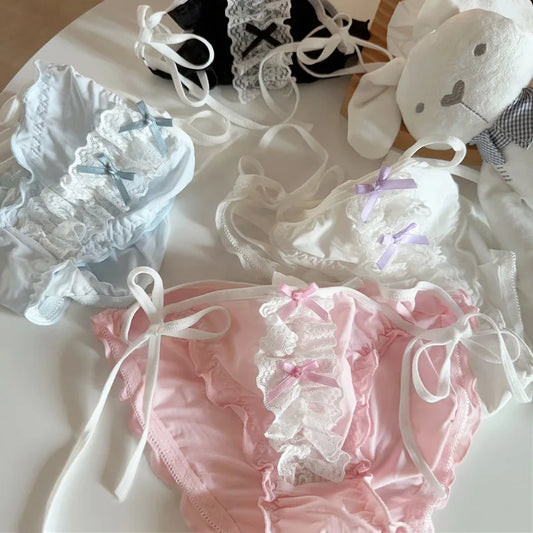 Darling Ribbon Doll Panties with kawaii ribbon bows for DDLG cutie vibes