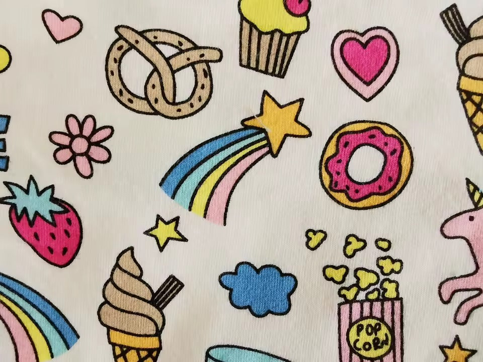 Kawaii Doodle Pull-Ups, comfy stretchy fit, pastel cute roleplay and cuddle play