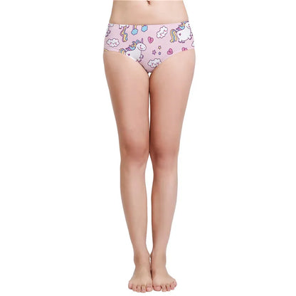 DDLG ABDL kawaii sleepover panties with pastel hearts, unicorns & clouds 💖🌈