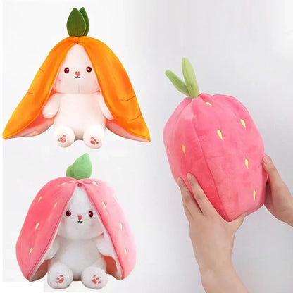 Zip & Snuggle Bunny Plush for DDLG & ABDL, ultra-soft kawaii bunny toy for cuddles