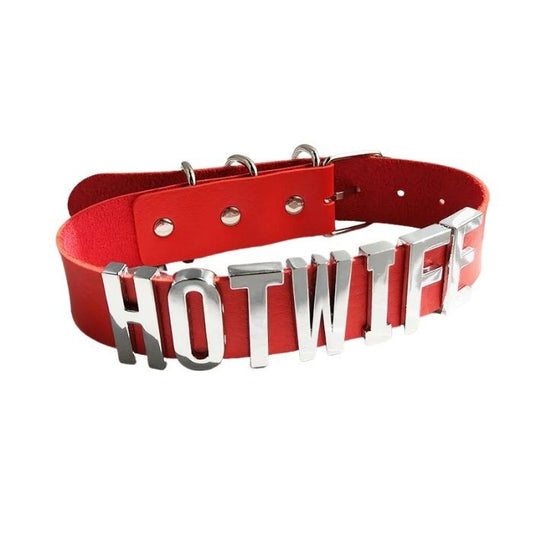 DDLG custom hot label choker with adjustable fit, perfect for dollcore and baddie soft girl fashion