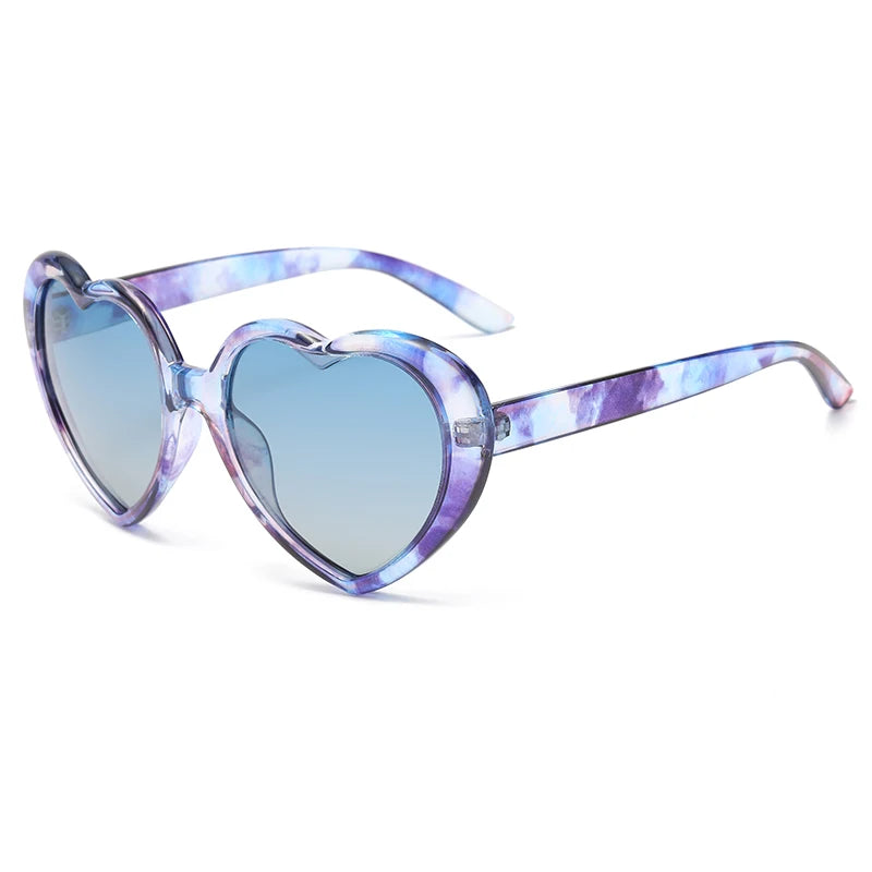 Blue purple mix Free Spirit Love Sunglasses kawaii ddlg abdl pastel cute eyewear