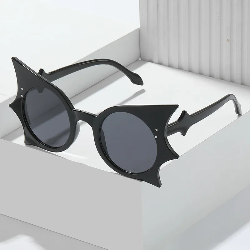 Goth Wings black sunglasses bat wing shadow runway ddlg kawaii abdl goth vibes