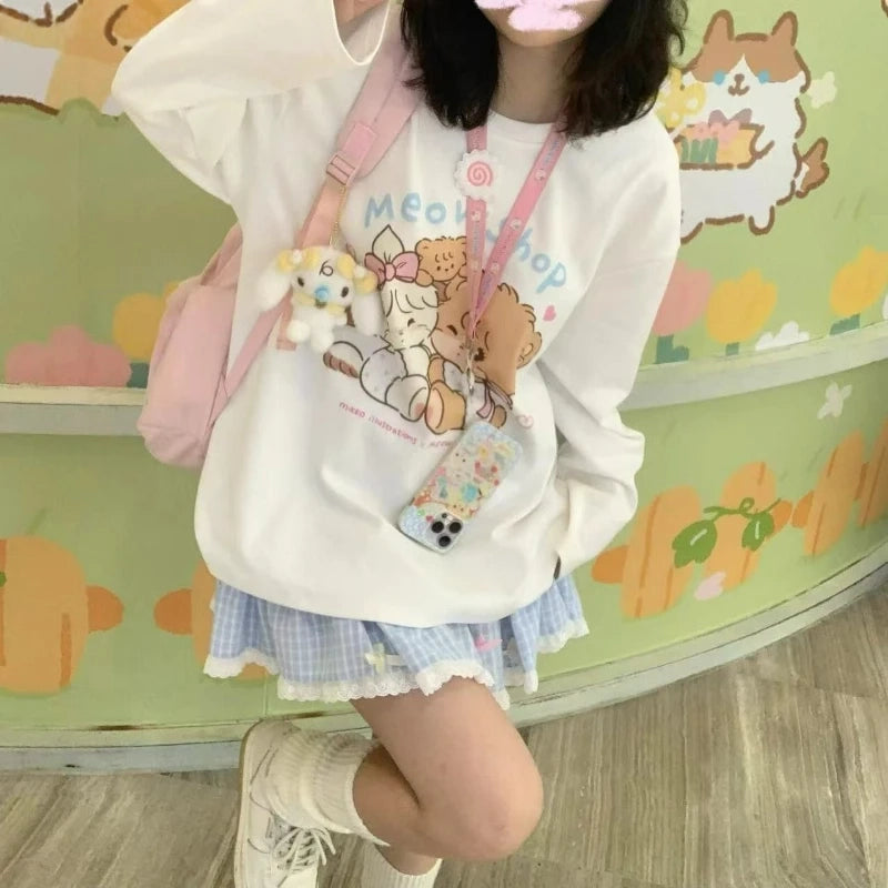 Lightweight blue plaid skirt featuring flattering pleats, ideal for DDLG and kawaii looks