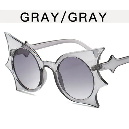 Goth Wings gray sunglasses ddlg kawaii abdl moody dark aesthetic eyewear