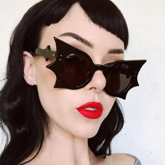 Goth Wings Runway Sunglasses black bat wing ddlg kawaii abdl gothic statement shades
