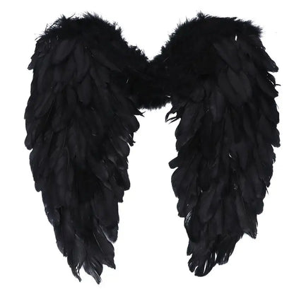 ddlg kawaii halo baby angel wings in pink, white, or black with soft feathers and cute cosplay vibes
