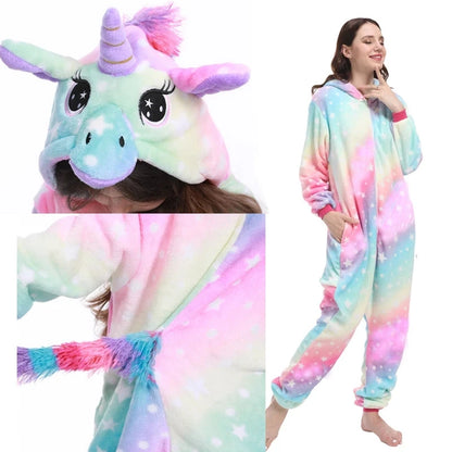DDLGirl Pastel Kawaii Unicorn Dream Jumpsuit in soft fleece for DDLG ABDL kawaii littlespace Lolita cosplay and cozy lounge outfits