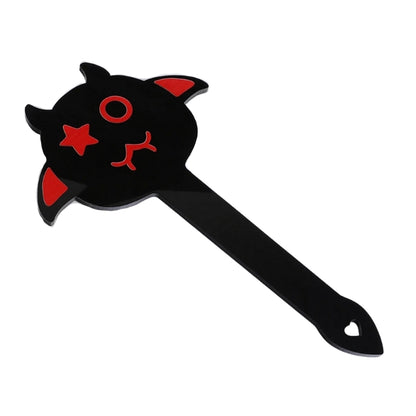 Red and black Demon Time Naughty Paddle for playful spanking and DDLG fun.