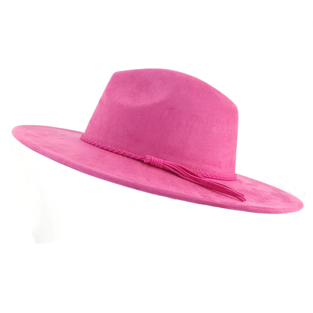 Desert Vegan Suede Cowgirl Hat soft pink, kawaii cowgirl style, lightweight cruelty-free suede
