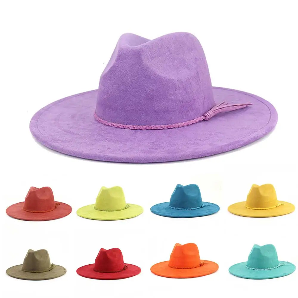 Desert Vegan Suede Cowgirl Hat pastel purple, cutecore western style, soft cruelty-free suede