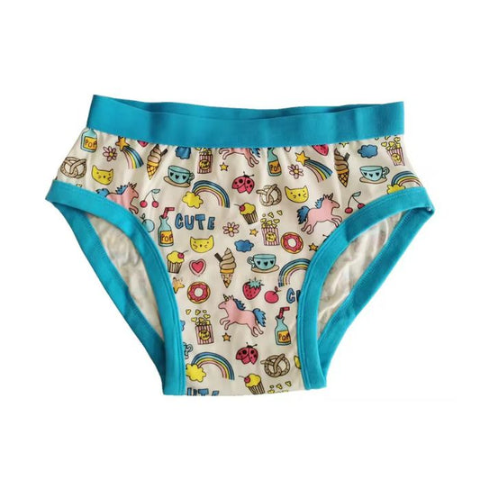 Doodle Dream Kawaii Pull-Ups with cute prints, soft fabric, and snug fit for ABDL and DDLG little space play.