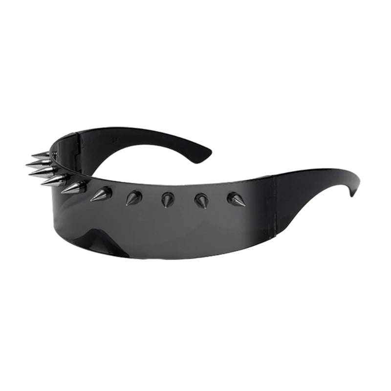 Front silver mirror Downtown Riot Sunglasses, street style accessory with UV400 protection