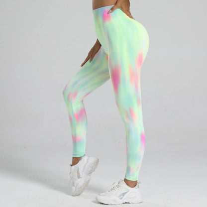 light green gradient dreamfade leggings breathable high-waist cutecore DDLG ABDL soft fashion