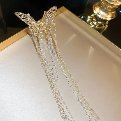 Ethereal butterfly hair accessory, soft 3D wings, perfect for fairycore, kawaii, and ABDL play outfits