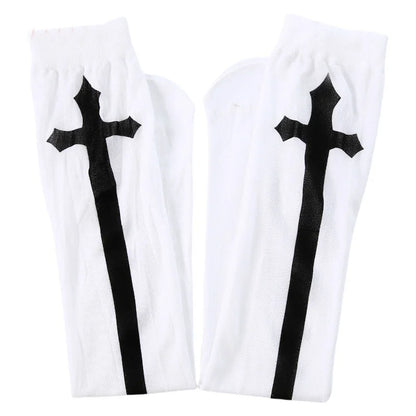 Flirty Holy Tease Bodysuit with veil, stockings, and cute yet naughty vibes